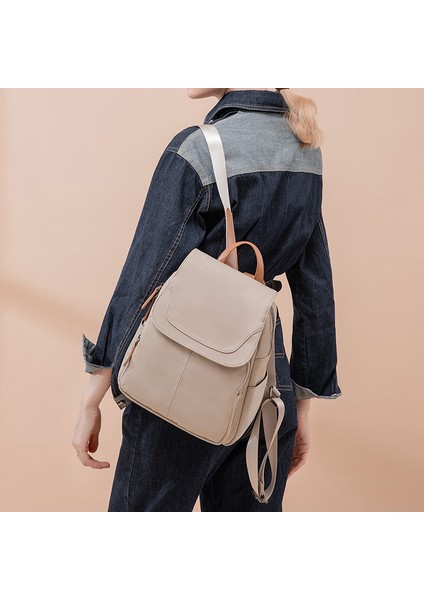 Naylon Oxford Kumaş Sırt Çantası Kadın Moda Minimalist Vahşi Yeni Moda Büyük Kapasiteli Naylon Hırsızlık Önleyici Sırt Çantası (Yurt Dışından) modelleri