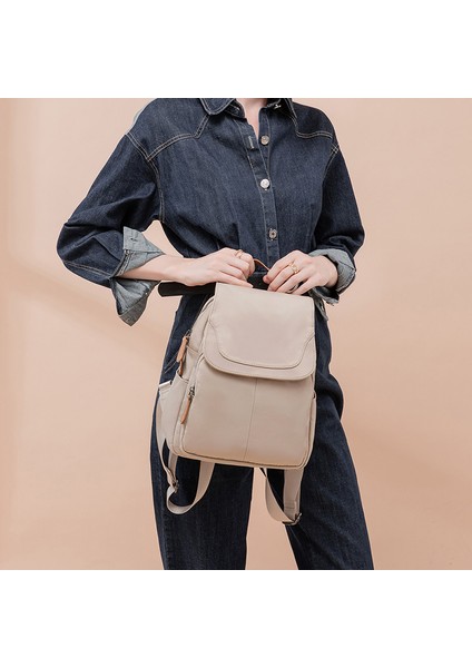 Naylon Oxford Kumaş Sırt Çantası Kadın Moda Minimalist Vahşi Yeni Moda Büyük Kapasiteli Naylon Hırsızlık Önleyici Sırt Çantası (Yurt Dışından) fırsatları
