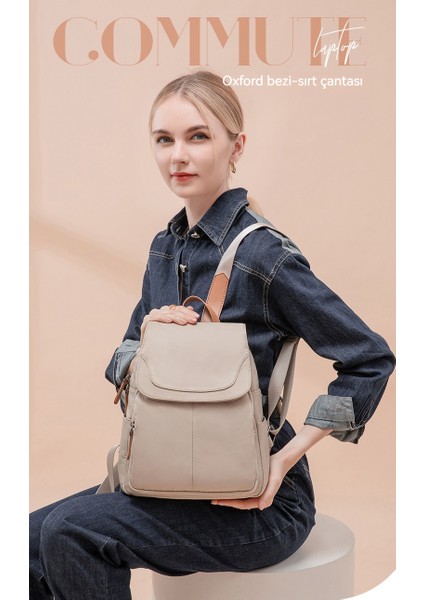 Naylon Oxford Kumaş Sırt Çantası Kadın Moda Minimalist Vahşi Yeni Moda Büyük Kapasiteli Naylon Hırsızlık Önleyici Sırt Çantası (Yurt Dışından) indirimleri