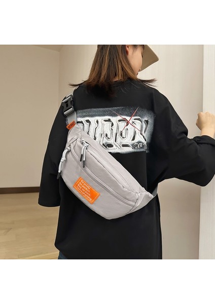 Sonbahar Yeni Açık Spor Çok Fonksiyonlu Crossbody Çanta Seyahat Eğlence Hafif Erkekler ve Kadınlar Evrensel Göğüs Çantası (Yurt Dışından)