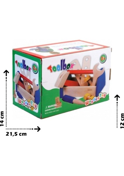 Wooden Toys Ahşap Eğitici Geliştirici Çantalı Tamir Seti Oyuncaklar