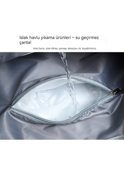 Yeni Ayakkabı Pozisyonu Kuru ve Islak Ayırma Spor Kadın Yoga Spor Çantası Büyük Kapasiteli Seyahat Çantası Spor Eğitimi (Yurt Dışından)