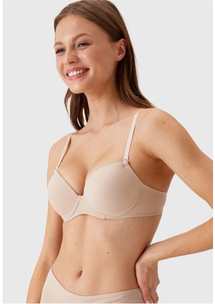 2'li Ekonomik Paket Siyah Ten 6352-3 Milan Destekli Dantelli ve Micro Sütyen Set fırsatları