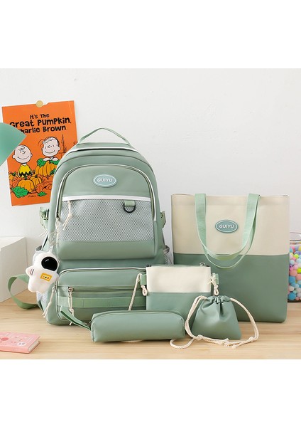 Kız Erkek Büyük Kapasiteli Sırt Çantaları 5 Parça Set (Yurt Dışından) fiyatları