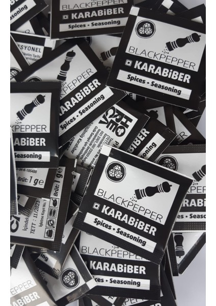 Masterpack Tek Kullanımlık Karabiber 1000 Adet
