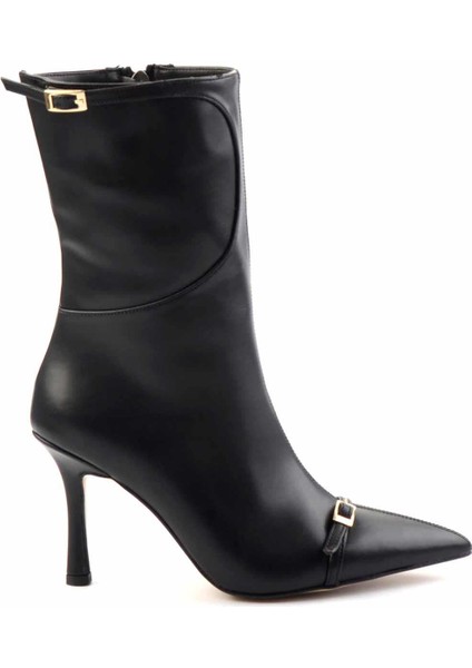 Siyah Kadın Bot & Bootie K02718025009