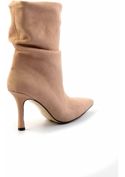 Bej Süet Kadın Bot & Bootie K02718025202