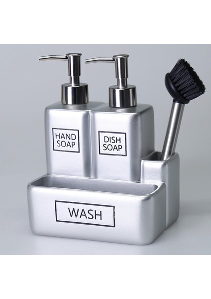 Liberty Fırçalı Iki Sıvılı Süngerlik Gümüş