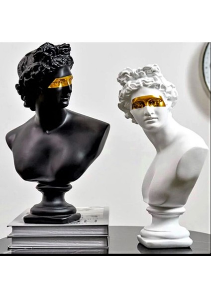 Afrodit ve Apollon Ikili Heykel Takım Bust