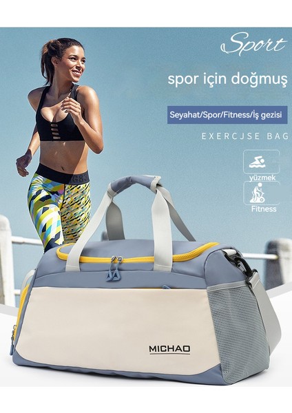 Spor Fitness Çantası El Bagajı Seyahat Çantası (Yurt Dışından)