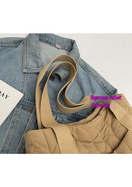 Uzay Pamuklu Takım Çantası, Büyük Kapasiteli Omuz Crossbody Çantası (Yurt Dışından)