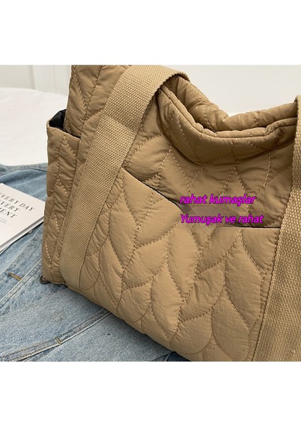Uzay Pamuklu Takım Çantası, Büyük Kapasiteli Omuz Crossbody Çantası (Yurt Dışından)