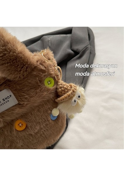 Peluş Kadife Çanta Moda Niş Omuz Çantası (Yurt Dışından)