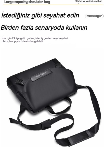 Büyük Kapasiteli Crossbody Askılı Çanta Rahat Omuz Çantası (Yurt Dışından)