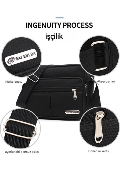 Büyük Kapasiteli Omuz Iş Crossbody Çantası (Yurt Dışından)