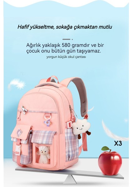 Ilkokul Okul Çantası Büyük Kapasiteli Omurga Yükü Azaltmak Için Sevimli Sırt Çantası (Yurt Dışından) fiyatları