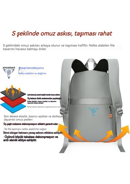 Büyük Kapasiteli Seyahat Bilgisayarı Sırt Çantası (Yurt Dışından)