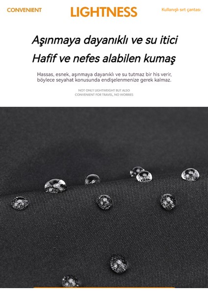 Moda Rahat Büyük Kapasiteli Hafif Sırt Çantası (Yurt Dışından)