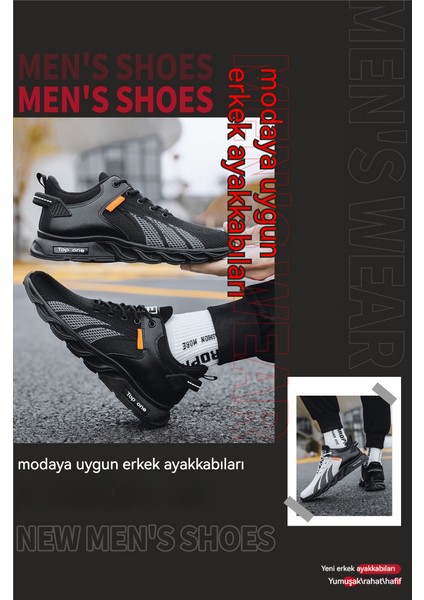 Chenweı Yeni Erkek Ayakkabıları, Nefes Alabilen, Modaya Uygun ve Çok Yönlü Gündelik Spor Ayakkabılar (Yurt Dışından) fırsatları