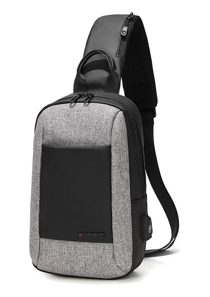 Erkek Bel Çantası Eğlence Göğüs Çantası Basit Moda Omuz Çantası Gelgit Serin Spor Çok Fonksiyonlu Crossbody Çanta (Yurt Dışından)
