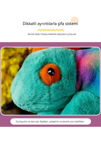 Renkli Bukalemun Peluş Bebek Oyuncak (Yurt Dışından) fırsatları