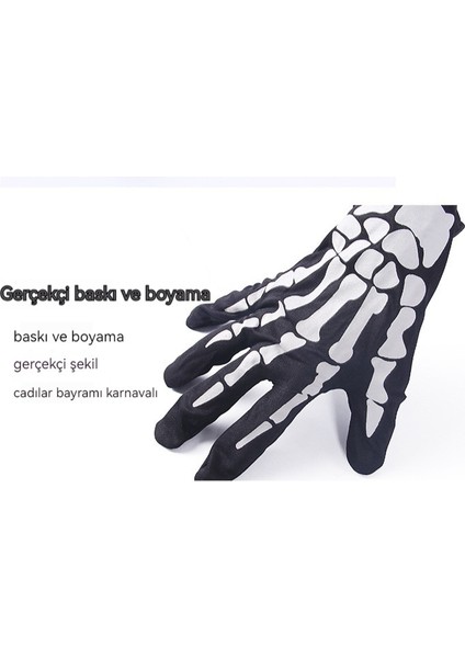 Cadılar Bayramı Performans Pervane Eldivenleri (Yurt Dışından)