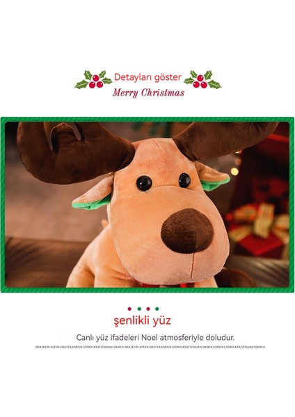 Noel Elk Doll Peluş Oyuncak Noel Arifesi Hediyesi (Yurt Dışından)