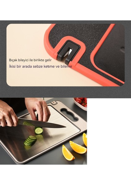 Chenweı1 Çift Taraflı Çok Fonksiyonlu Üçü Bir Arada Kesme Tahtası (Yurt Dışından) indirimleri