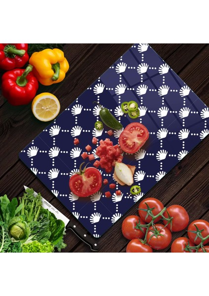 Cam Kesme Tahtası Marine Shell 20X30 cm modelleri