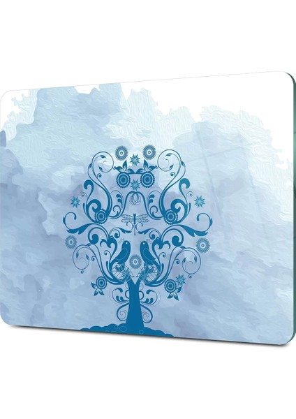 Cam Kesme Tahtası Hayat Ağacı Desenli 30X40 cm fiyatları