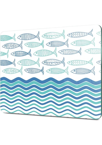 Cam Kesme Tahtası Marine Sardini Waves 20X30 cm fiyatları