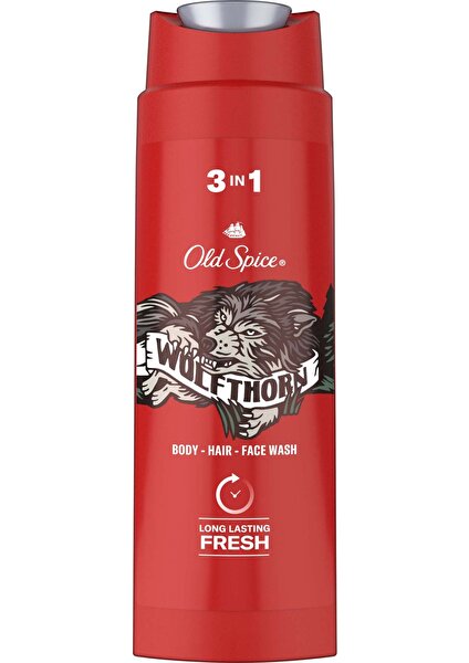 Old Spice Wolfthorn Duş Jeli & Şampuan 400 ml