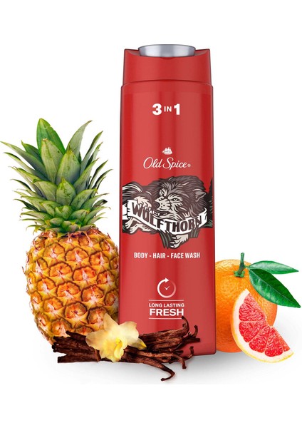 Old Spice Wolfthorn Duş Jeli & Şampuan 400 ml