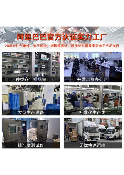 7 Renkli LED Kare Dijital Alarmlı Saat - Beyaz (Yurt Dışından)