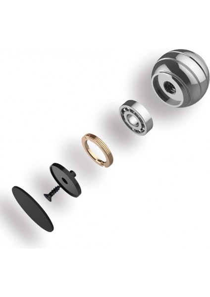 Kinetik Masa Oyuncakları, Tam Vücut Optik Illüzyon Dönen Top, Erkekler, Kadınlar, Çocuklar Için Hediyeler 1.5 "boyut Siyah (Yurt Dışından)