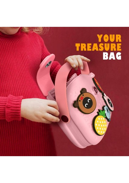 Çocuklar Için Crossbody Çanta Moda Çanta Saplı, Tokalı Rahat Omuz Çantası Mini Kamera Çantası Pembe Cadılar Bayramı Şeker Çantası, Pembe (Yurt Dışından) fiyatları