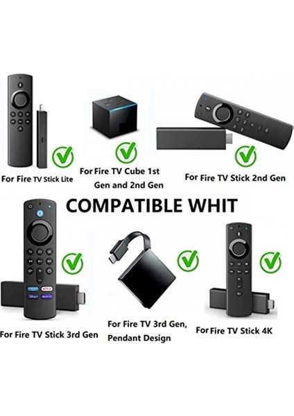 Fire Tv Stick Lite,fire Tv Stick 2. Nesil ve 3. Nesil,fire Tv Cub (1. ve 2. Nesil) Fire Tv 3. Nesil,fire Tv Stick 2020 Sürümü (Yurt Dışından)