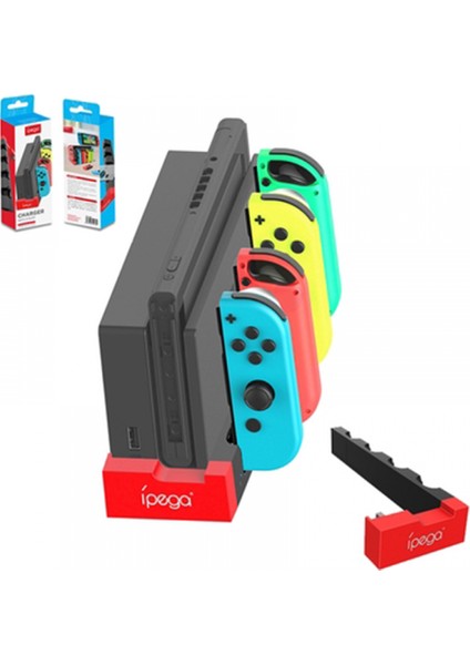 Nintendo Anahtarı Joy Con Denetleyici Şarj Cihazı Dock Standı Istasyonu Tutucu Anahtarı Ns Joy Con Oyun Desteği Dock Şarj Için (Yurt Dışından)