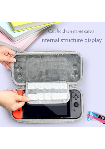 Nintendo Anahtarı Anahtarı Lite Degrade Saklama Çantası Taşıma Çantası ile Taşınabilir Ns Aksesuarları Braketi ile Pembe Yeşil (Yurt Dışından) fiyatları