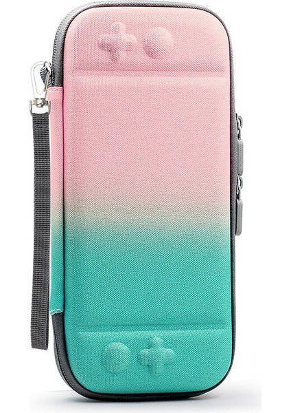 Nintendo Anahtarı Anahtarı Lite Degrade Saklama Çantası Taşıma Çantası ile Taşınabilir Ns Aksesuarları Braketi ile Pembe Yeşil (Yurt Dışından) indirimleri