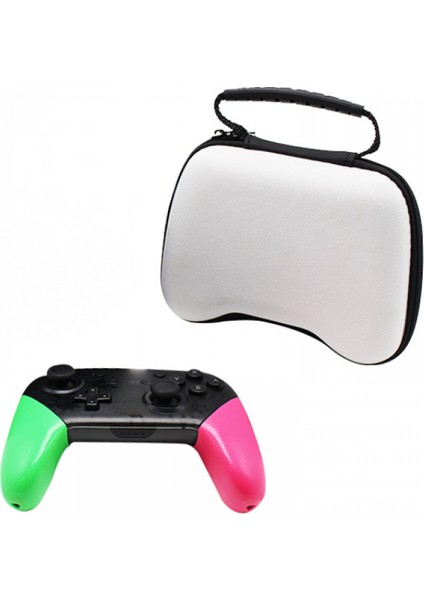Switch Pro Oyun Konsolu Kolu Paketi Ps5 Oyun Kolu Depolama Paketi Sıkıştırma Sert Kutu Depolama Paketi Beyaz (Yurt Dışından)