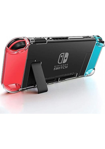 Nintendo Switch Için Sabit Şeffaf Telefon Kılıfı, Nintendo Switch ve Joy Con Kontrol Cihazları Için Şeffaf Koruyucu Kapak, Crystal Clear (Yurt Dışından)