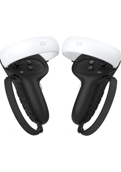 1 Çift Denetleyici Tutma Kapağı Oculus Quest 2 Silikon Koruyucu Kapak Anti Atma Kolu Kol Ayarlanabilir Kayış Konsol Kavrama (Yurt Dışından)