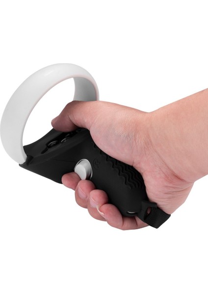 1 Çift Denetleyici Tutma Kapağı Oculus Quest 2 Silikon Koruyucu Kapak Anti Atma Kolu Kol Ayarlanabilir Kayış Konsol Kavrama (Yurt Dışından)