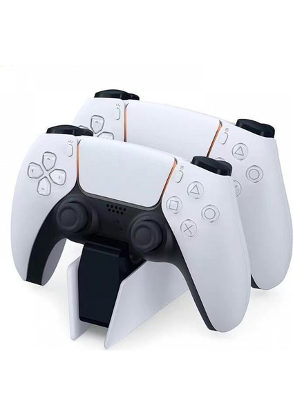 Ps5 Saplı Şarj Için Uygundur, Kablosuz Şarj Için Çift Ps5 Kablosuz Saplı Şarj Cihazı (Yurt Dışından)