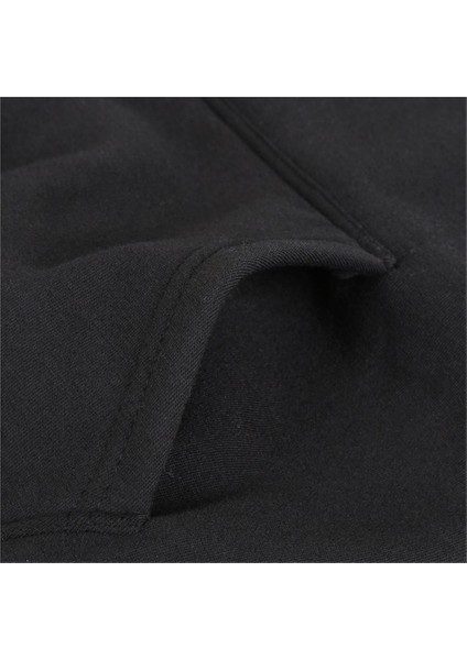 The Weeknd Ön-Arka Baskılı Siyah Unisex Oversize Kapüşonlu Sweatshirt