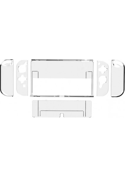 Yeni Switch OLED Koruyucu Kılıf, Bölünmüş Pc Kristal Kılıfı, Ns Yeni Makine Koruyucu Kılıfı, Ns Için Kablosuz Kumanda Koruyucu Kılıf Tutucu (Yurt Dışından)