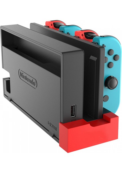 Nintendo Switch&switch OLED Model Joy Con Denetleyici Şarj Standı, Tsv Şarj Istasyonu, 4'ü 1 Arada LED USB Şarj Standı (Yurt Dışından)