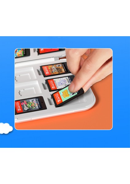 24 In 1 Nintendo Anahtarı Oyun Kartı Tutucu Kartuş Depolama Organizatör Vaka Kutusu Siyah (Yurt Dışından)