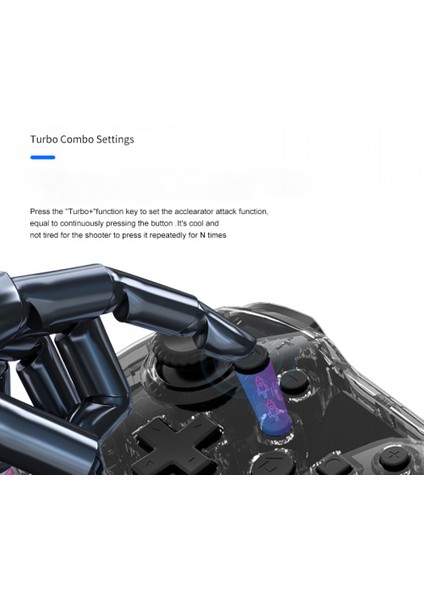 Anahtar Denetleyicisi, Anahtar Anahtarı Lite Anahtarı OLED Için Switch Pro Denetleyicisi, Joystick'li Rgb Tonlu Işık Anahtarı Denetleyicisi Pro (Yurt Dışından)